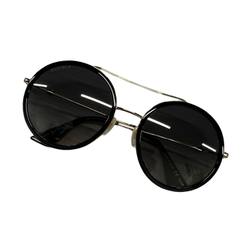 Gucci GG0061S Round Metal Sunglasses