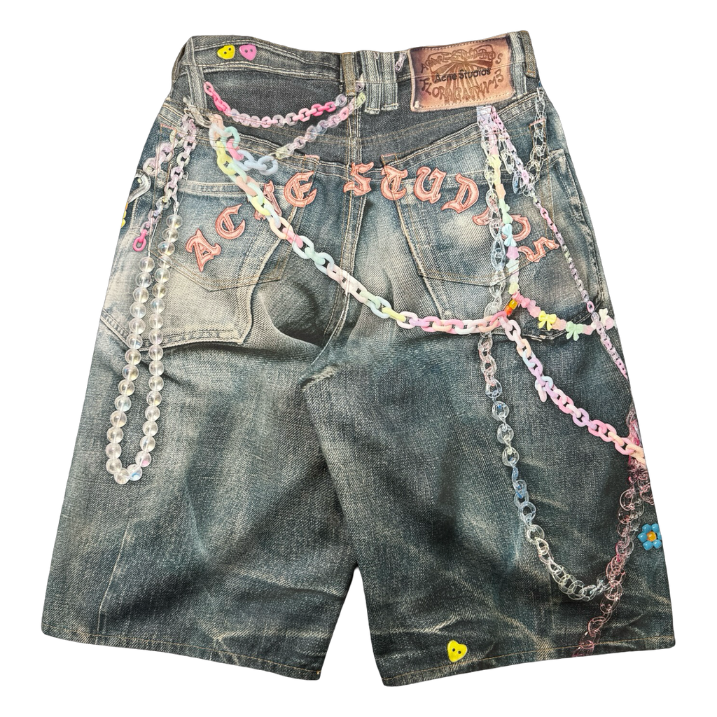 Acne Studios 1981 Trompe L'Oeil Loose Fit Shorts