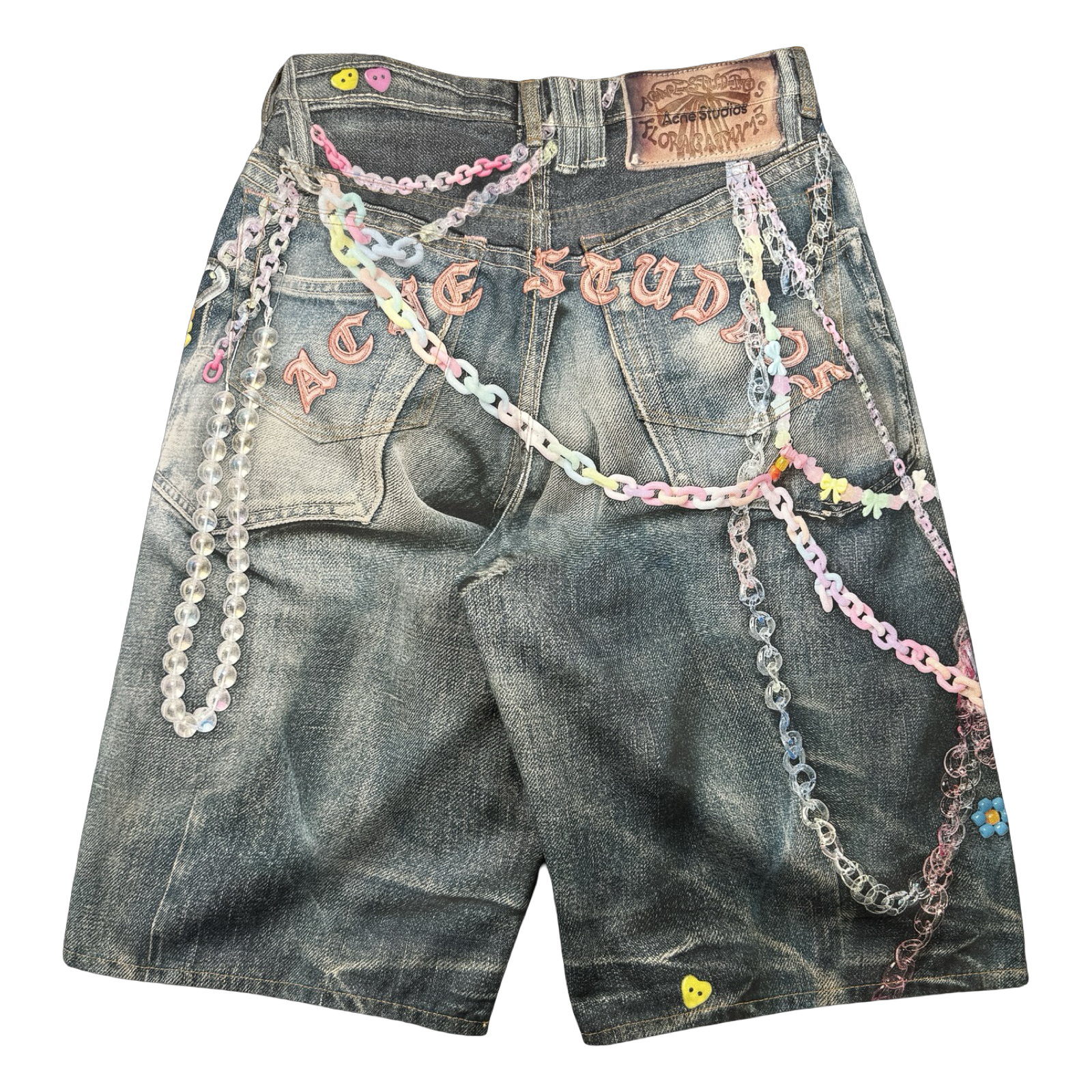 Acne Studios 1981 Trompe L'Oeil Loose Fit Shorts
