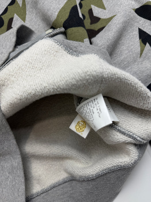 BAPE Sta Camo Star Pattern Full Zip Hoodie Grey (USED) | Vitnage Clothing Store Canada