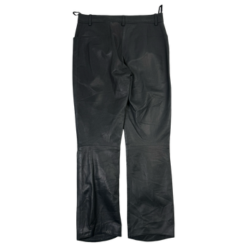 Vintage Prada Leather Pants Black