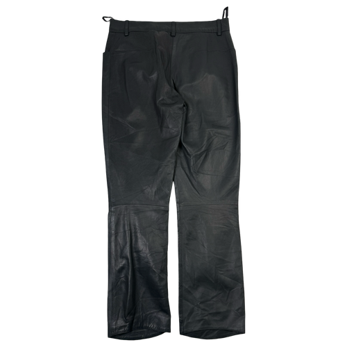Vintage Prada Leather Pants Black | Vintage Clothing Store Canada