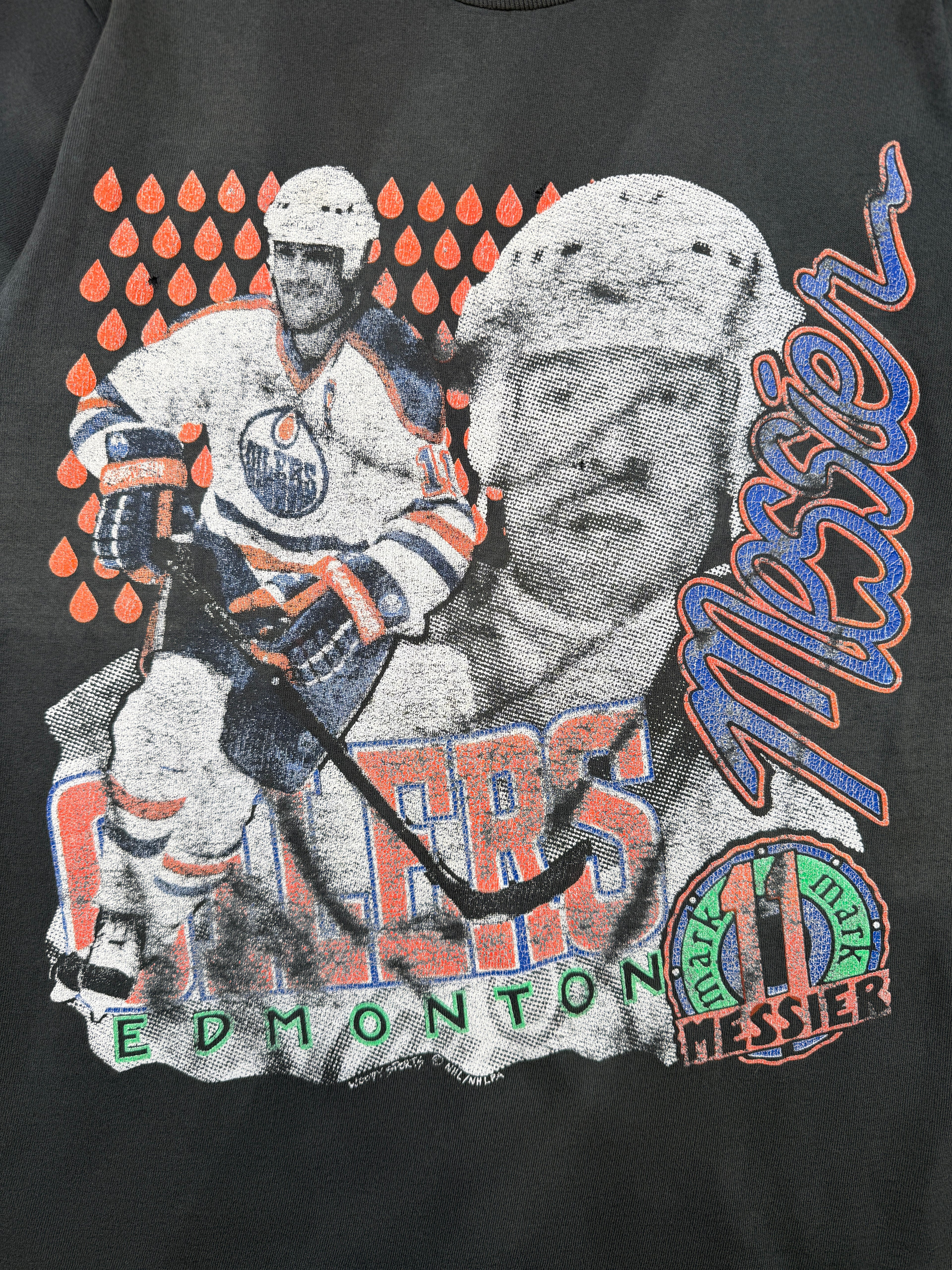 Vintage Edmonton Oilers Mark Messier Tee Black