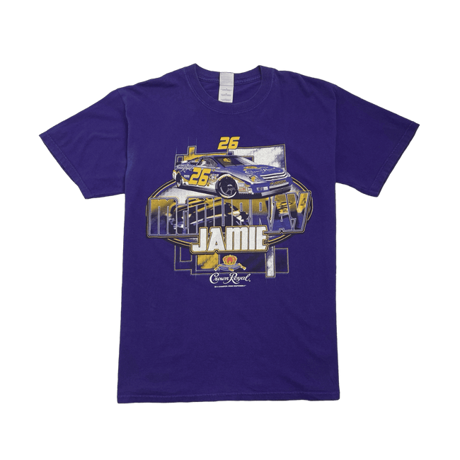 (L) Vintage 2000s Jamie McMurray Nascar Tee Purple