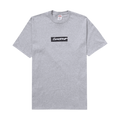 Supreme Futura Box Logo Tee Heather Grey