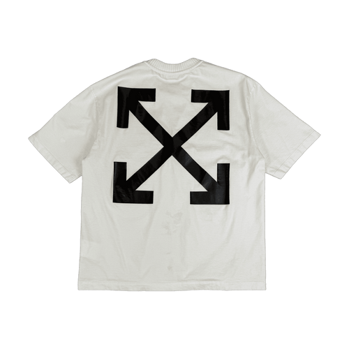 Moncler x Off-White Black Swan Tee White (USED) | Vintage Clothing Store Canada