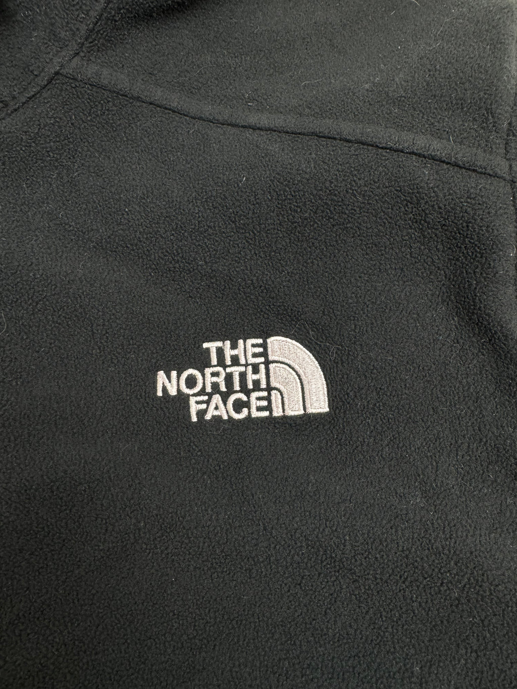 (L) The North Face Full-Zip Fleece Black