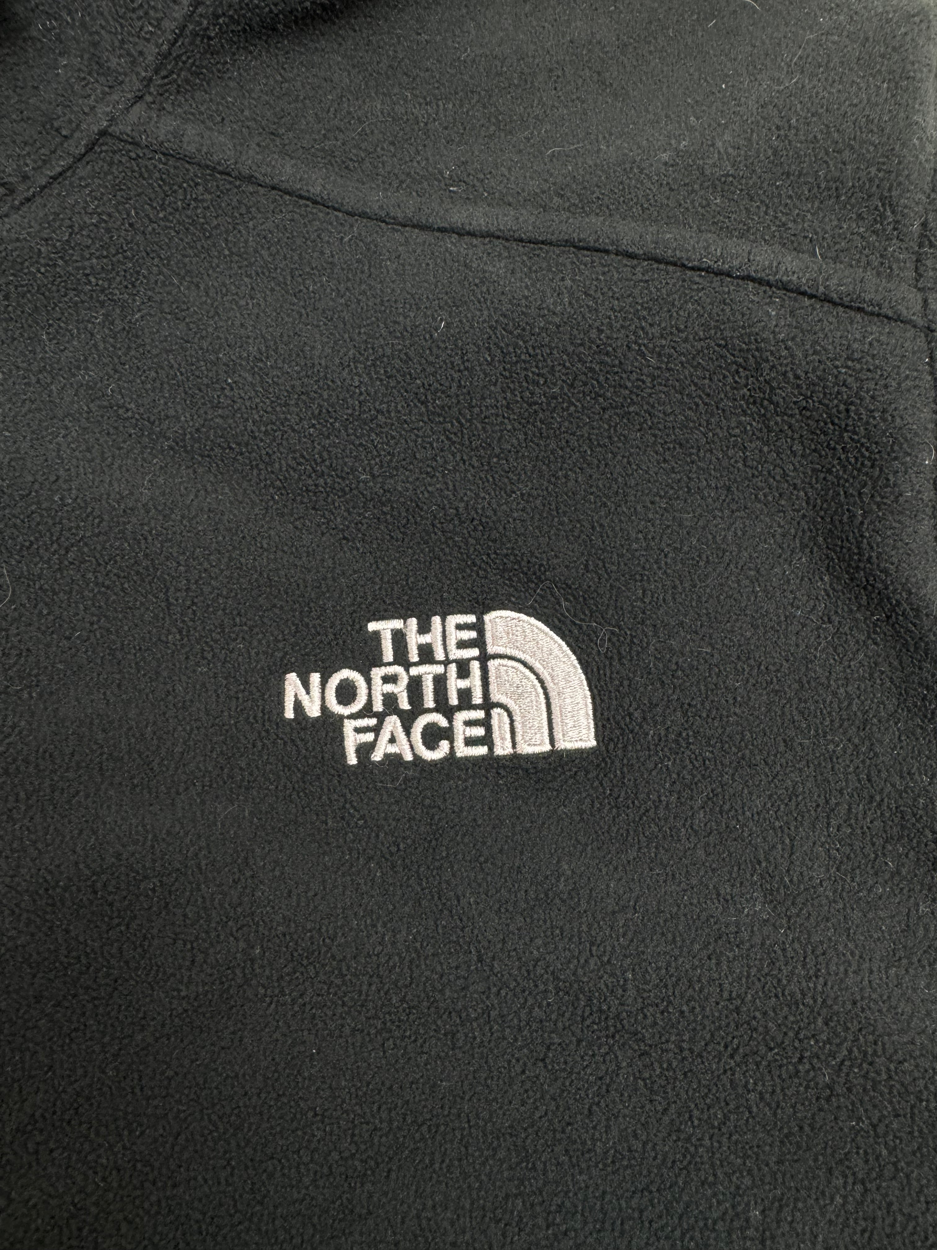 (L) The North Face Full-Zip Fleece Black