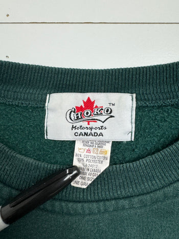 (XXL) Vintage Snap-On Sweatshirt Dark Green