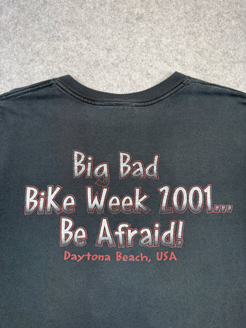 Vintage Daytona Bike Week 2001 Tee Black