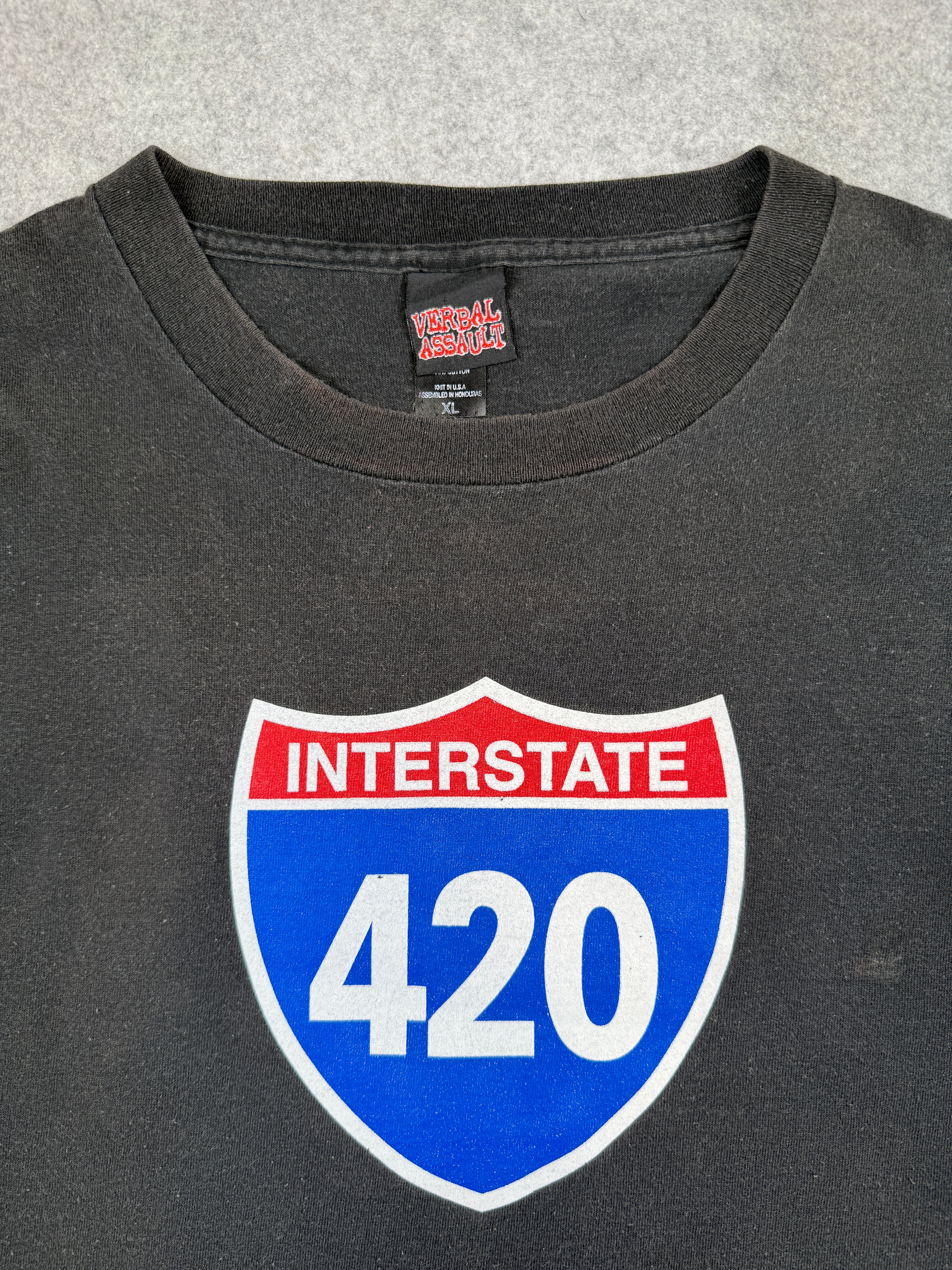 Vintage Interstate 420 Tee Black