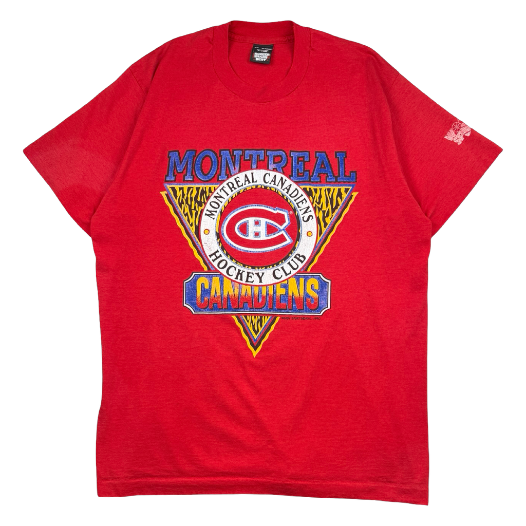 Vintage Montreal Canadiens Hockey Club Tee Red