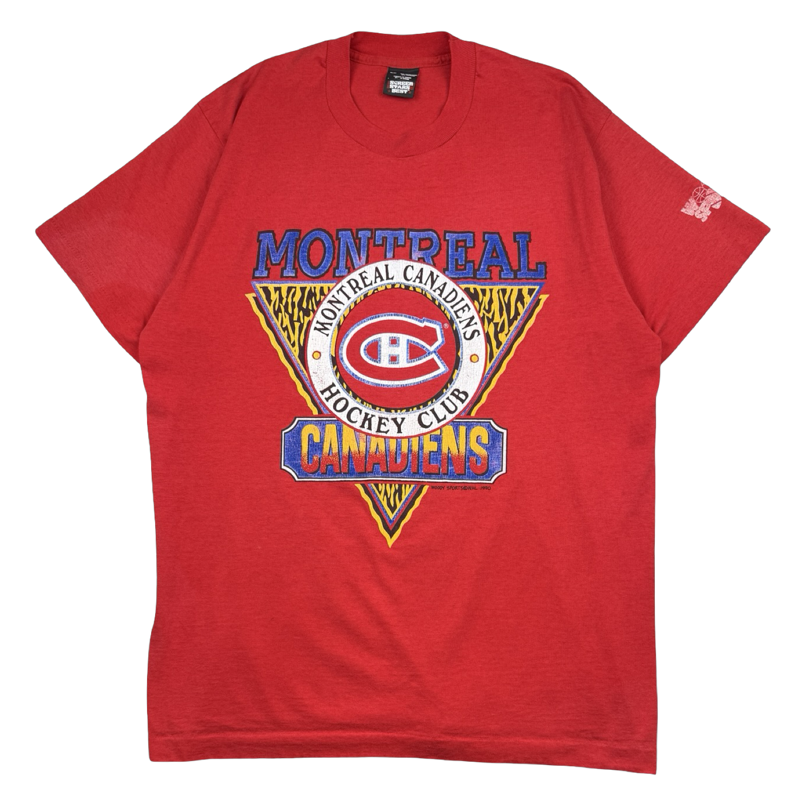 Vintage Montreal Canadiens Hockey Club Tee Red