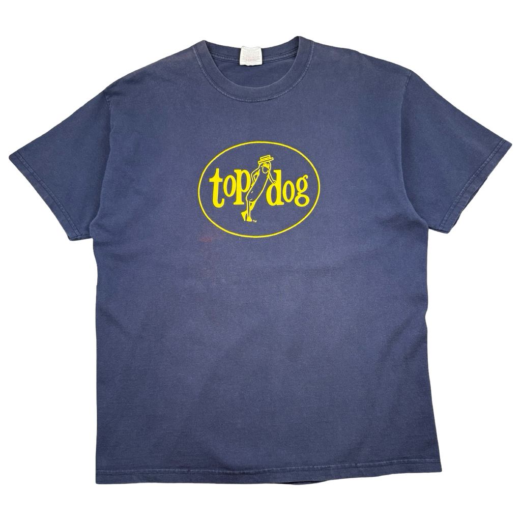 Vintage Top Dog Hot Dog Tee Navy