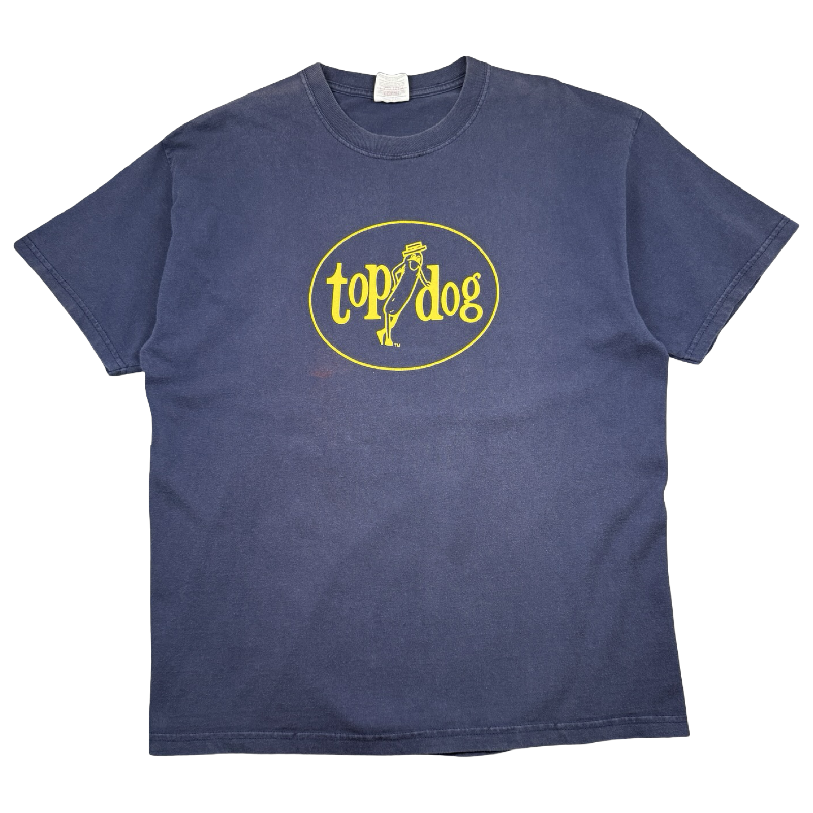 Vintage Top Dog Hot Dog Tee Navy