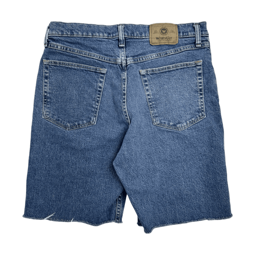 (32) Wrangler Denim Cut-Out Shorts | Vintage Clothing Store Canada