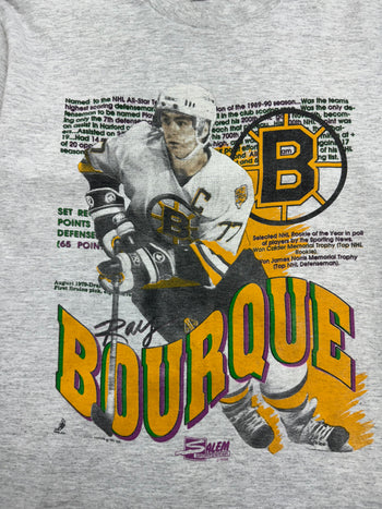 (M) Vintage 90s NHL Boston Bruins Tee Grey