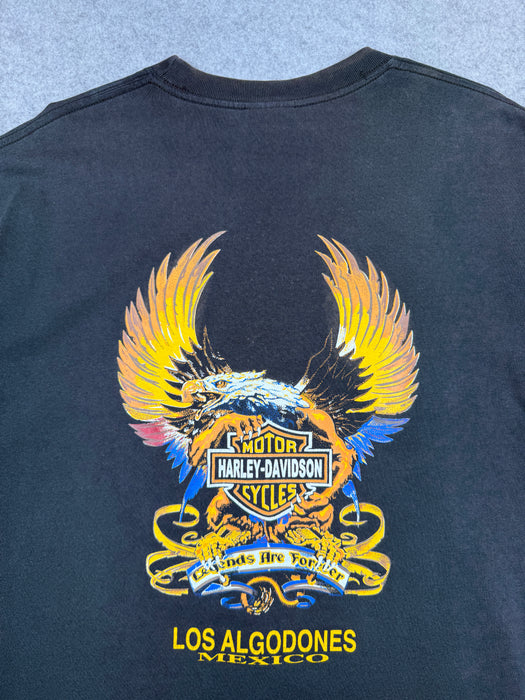 Vintage Harley Davidson Legends Are Forever Eagle Tee Black | Vitnage Clothing Store Canada