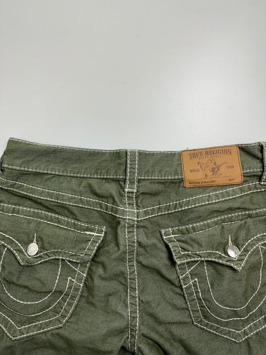 (35) Vintage True Religion Straight Cut Style Pants Green | Vitnage Clothing Store Canada