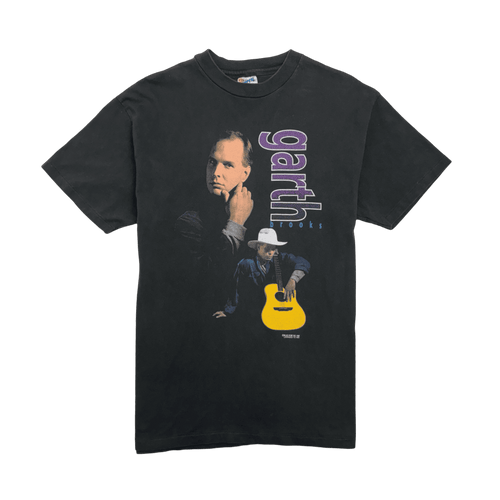 (L) Vintage '92 Garth Brooks Tee Black | Vintage Clothing Store Canada