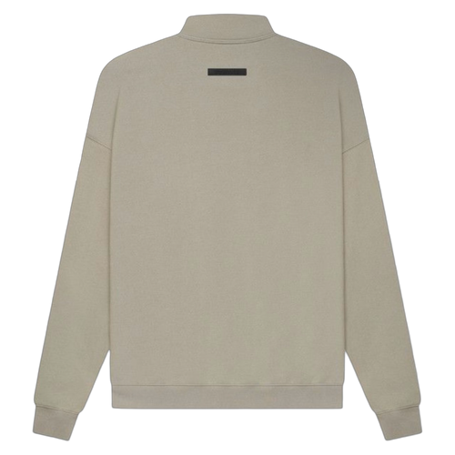 Fear of God Essentials Mock Neck Sweater Moss | Vintage Clothing Store Canada