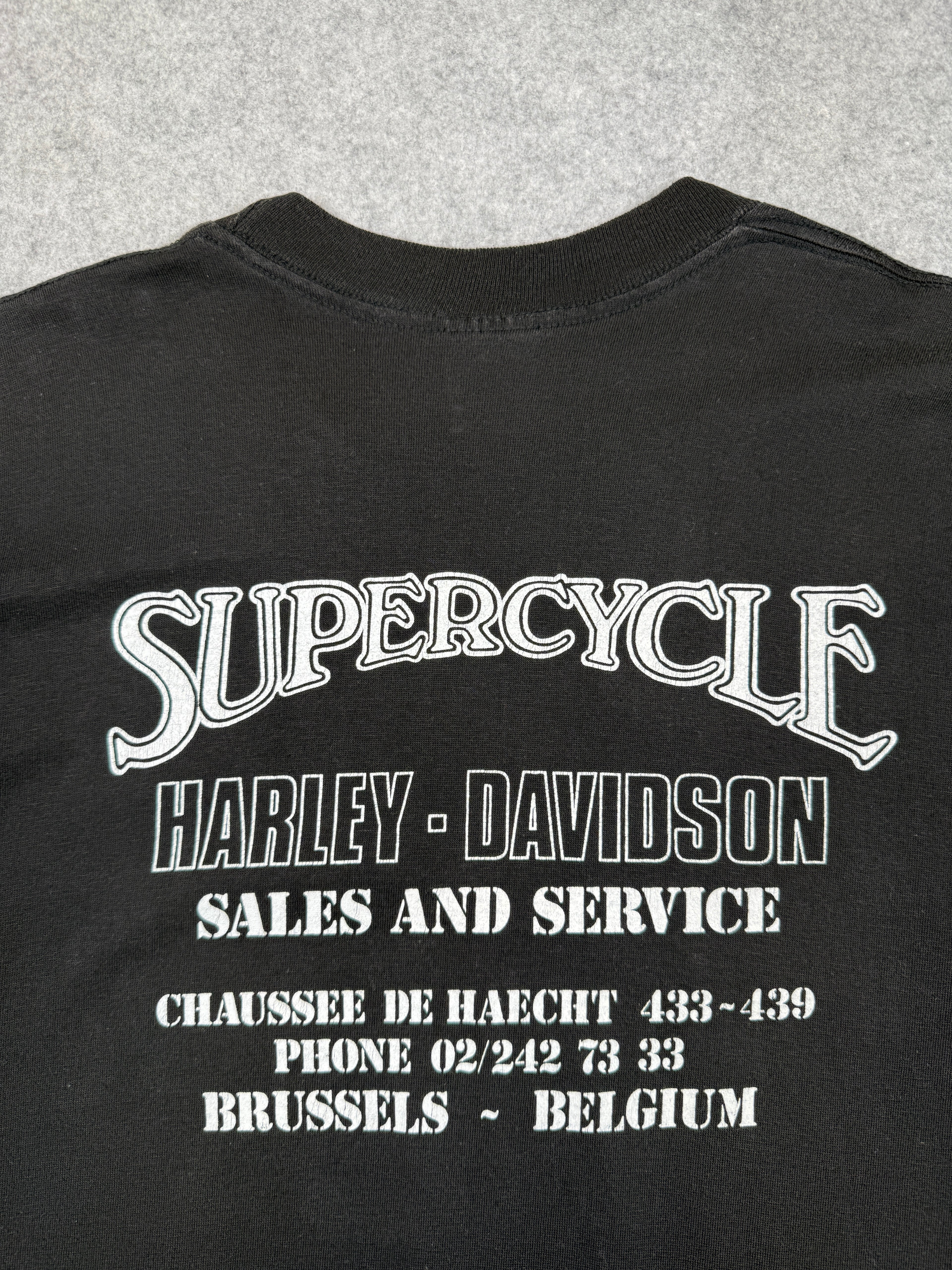 Vintage Harley Davidson Show Your Colors Tee Black