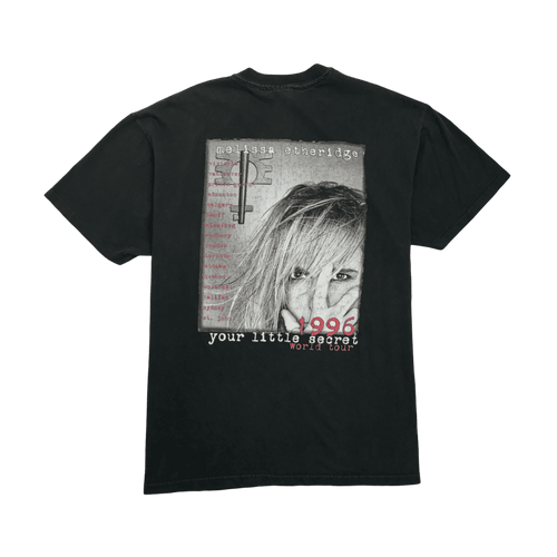 (L) Vintage '95 Melissa Etheridge Tour Tee Black | Vintage Clothing Store Canada