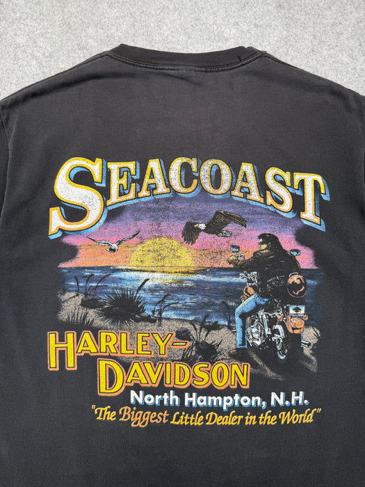 Vintage Harley Davidson Seacoast Tee Black | Vitnage Clothing Store Canada