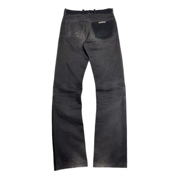 Chrome Hearts Fleur Knee Denim Jeans Black