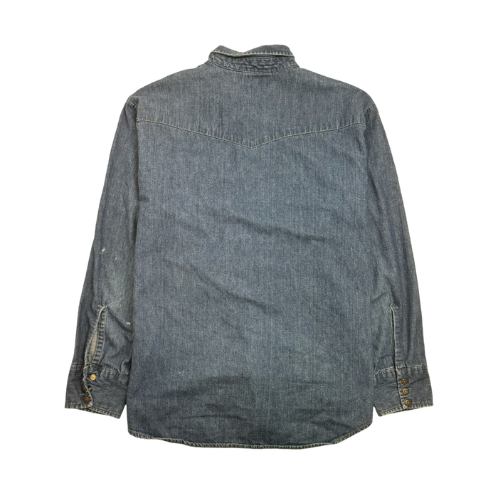 (XXL) Vintage Levis Orange Tab Denim Dark Washed Button Up | Vitnage Clothing Store Canada