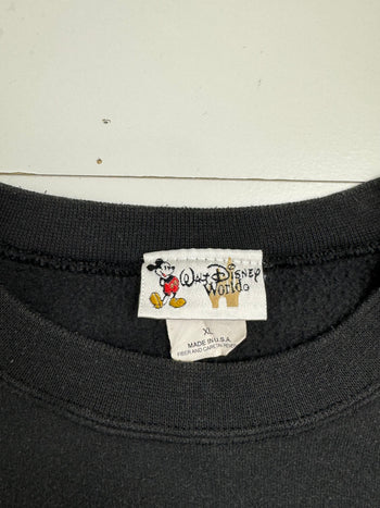 (XL) Vintage 2000s Walt Disney World Sweatshirt Black