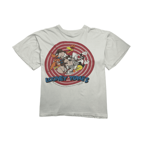 (L) Vintage '93 Looney Tunes Tee White | Vintage Clothing Store Canada