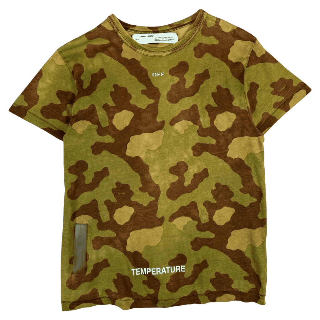 Off-White Temperature Tee Camo (USED)