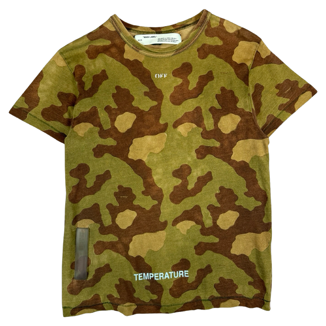 Off-White Temperature Tee Camo (USED)