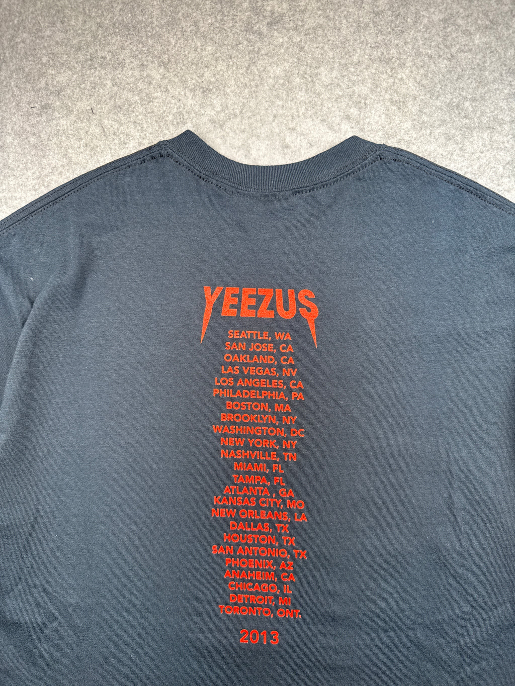 Kanye West Yeezus Skeleton God Wants You Tee Black