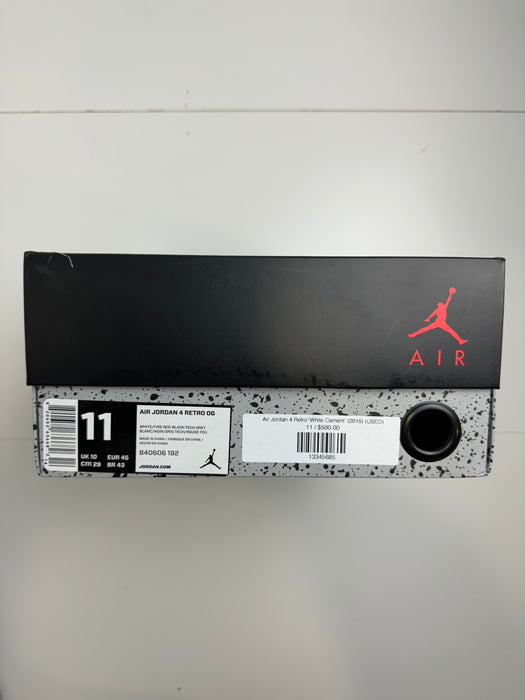 Air Jordan 4 Retro White Cement 2016 (USED) | Vitnage Clothing Store Canada