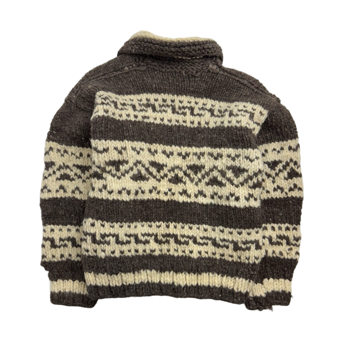 Vintage Wool Zip-Up Knit Sweater | Vitnage Clothing Store Canada