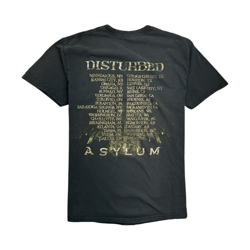 (M) Vintage Distured Asylum Tee Black | Vintage Clothing Store Canada