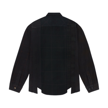 OVO Needles Plaid Flannel Shirt Black