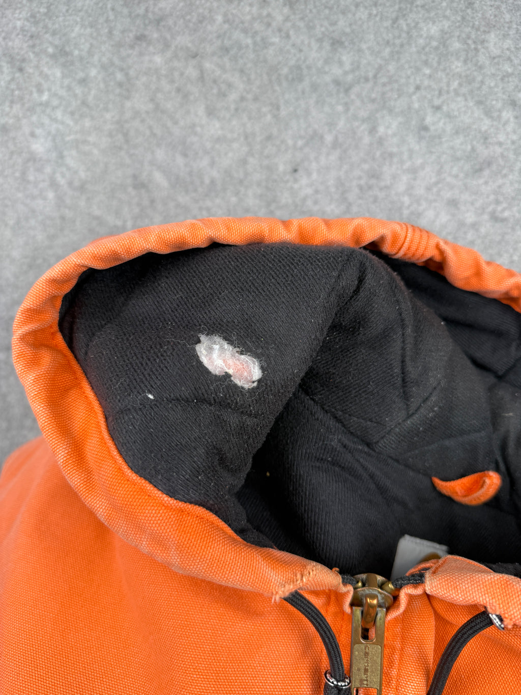 Vintage Carhartt Active Hooded Jacket Orange