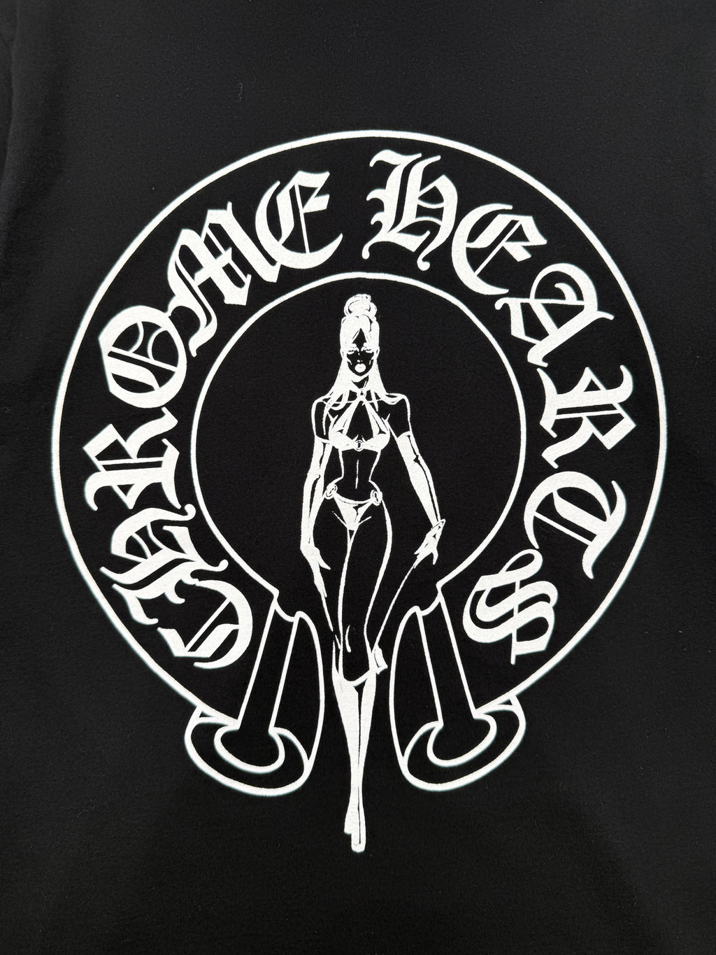Chrome Hearts Deadly Doll Horseshoe Tee Black