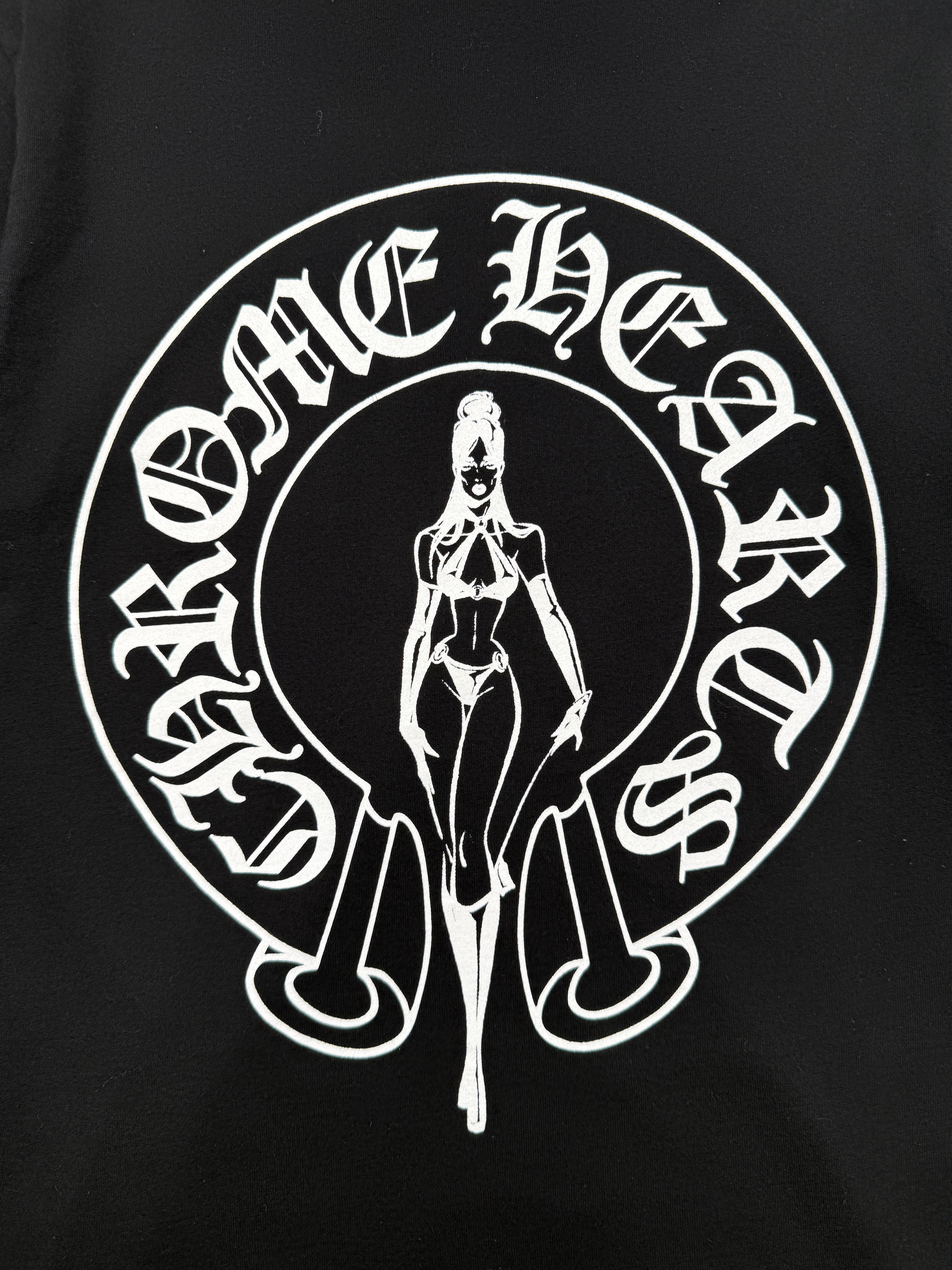 Chrome Hearts Deadly Doll Horseshoe Tee Black