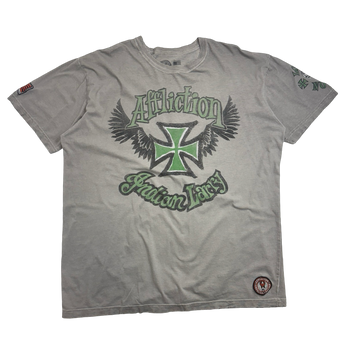 Affliction Indian Larry Tee Dark Grey