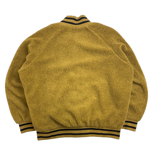Stussy Logo Fleece Jacket Brown (USED) | Vintage Clothing Store Canada