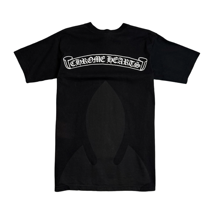 Vintage Chrome Hearts Big Scroll Pocket Tee Black | Vitnage Clothing Store Canada
