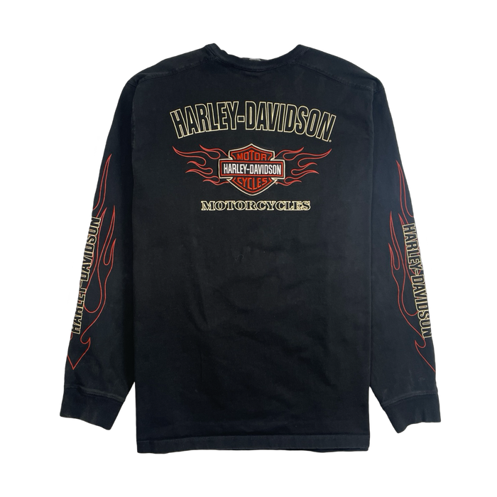 Vintage Harley Davidson Heavyweight L/S Tee Black | Vitnage Clothing Store Canada