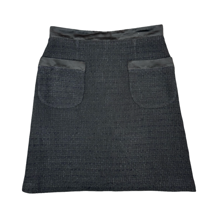 Women’s Chanel Uniform Tweed Skirt Black | Vitnage Clothing Store Canada