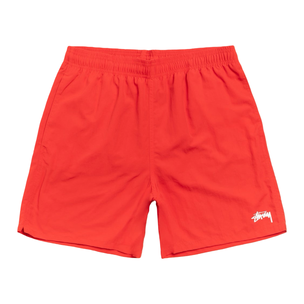 Stussy Stock Water Shorts Red
