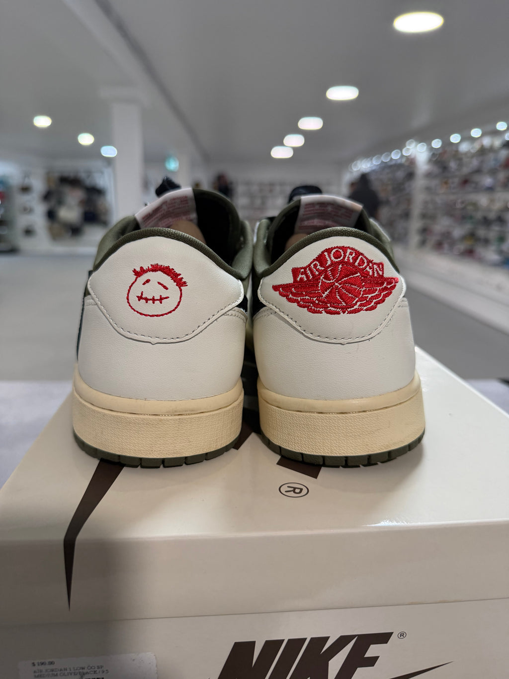 Jordan 1 low Travis Scott medium Olive