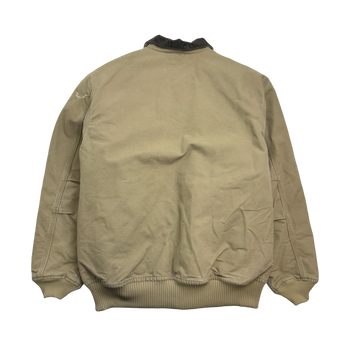 (XL) Vintage Carhartt Detroit Style Jacket Tan